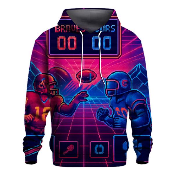 Retro Neon Playbook Duel hoodies fashion