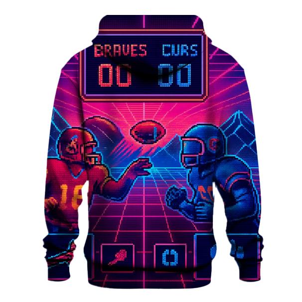 Retro Neon Playbook Duel hoodies fashion