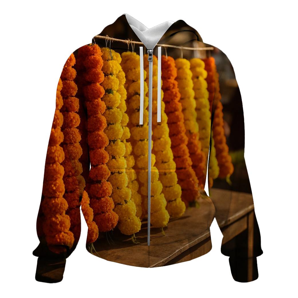 Marketplace Marigold Garland Production graphic hoodies