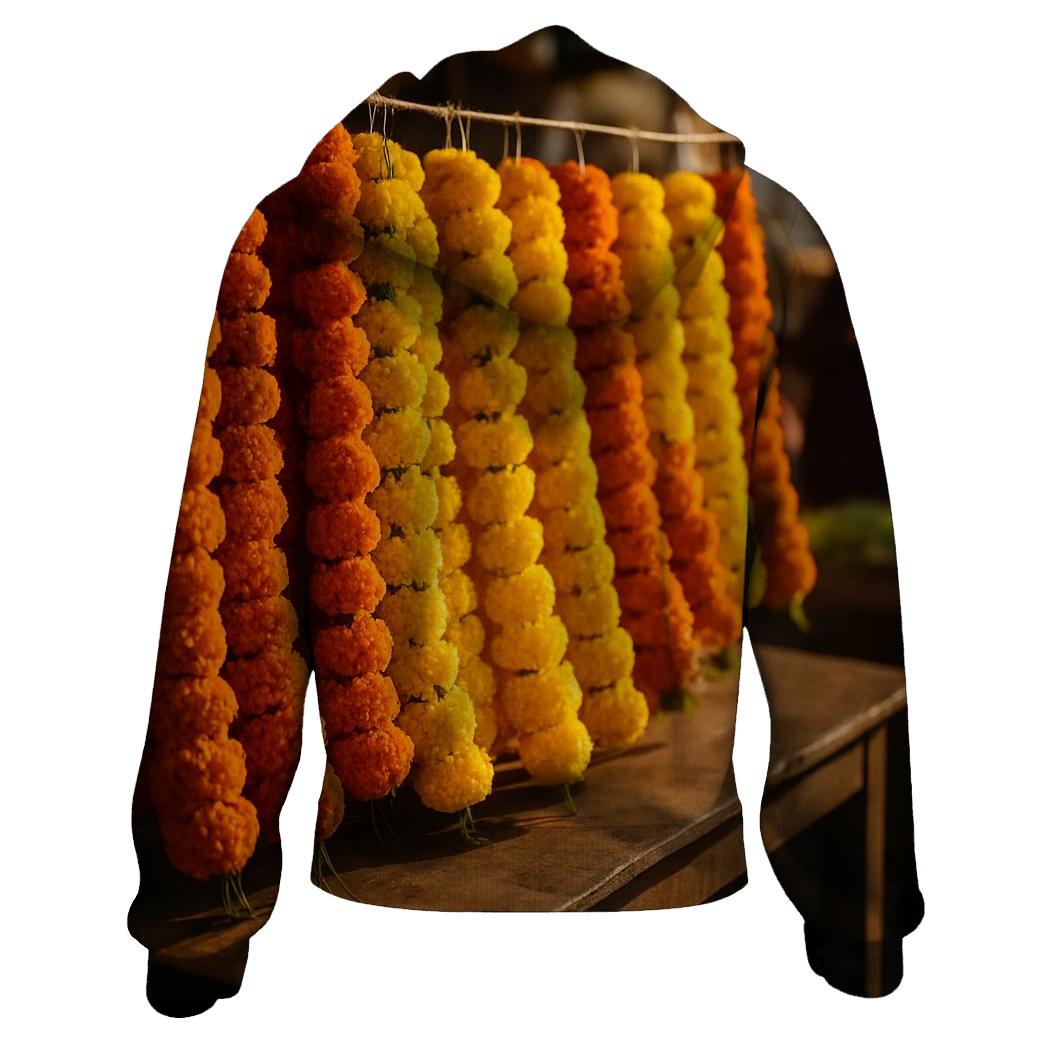Marketplace Marigold Garland Production graphic hoodies