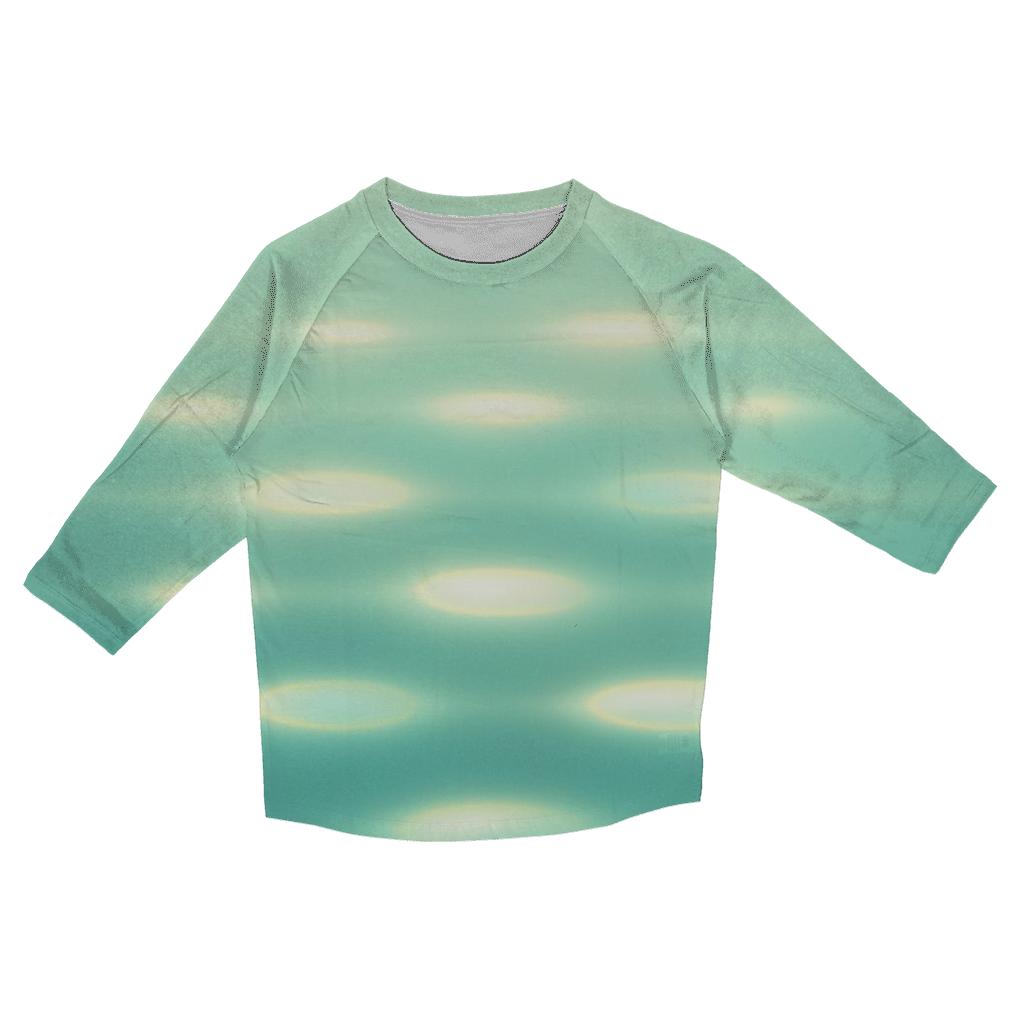 Iridescent Pulse Field cotton quarter sleeve shirts