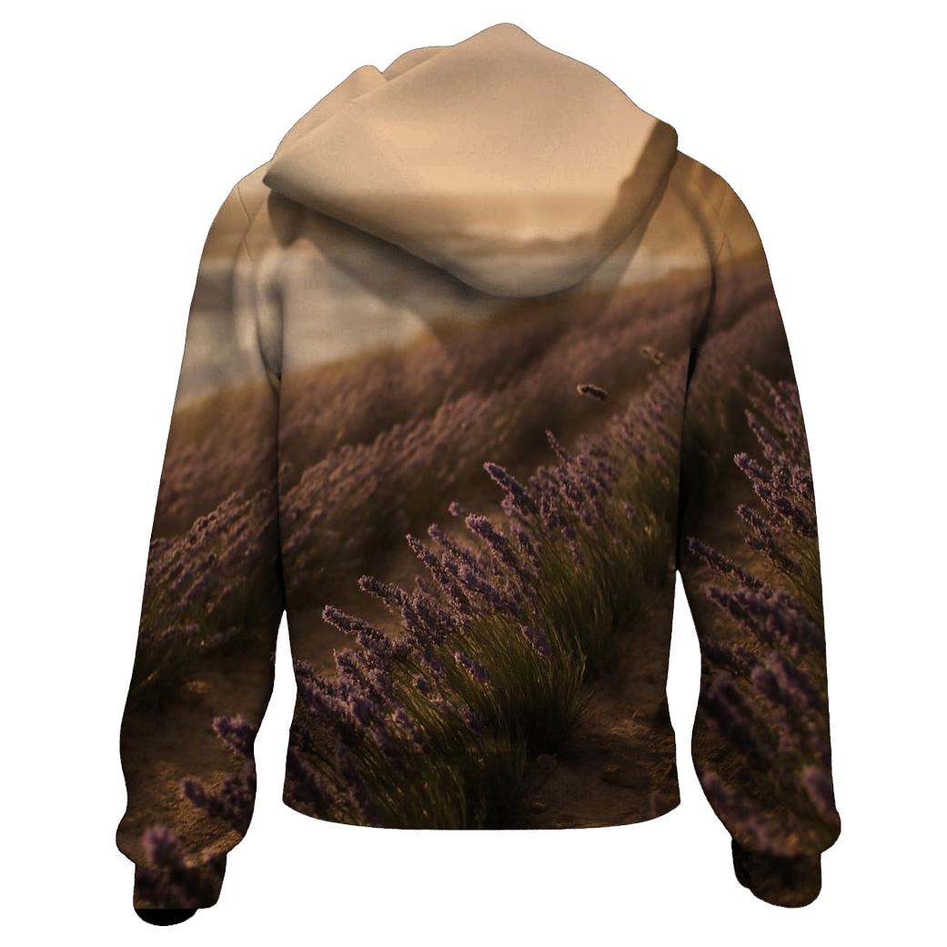 Coastal Seaside Lavender Windcape hoodies fashion