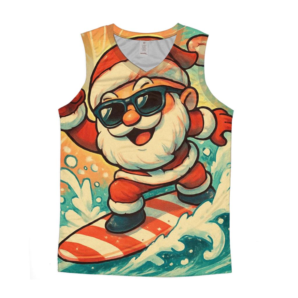 Comic Claus Surf Patrol designer workout tanks