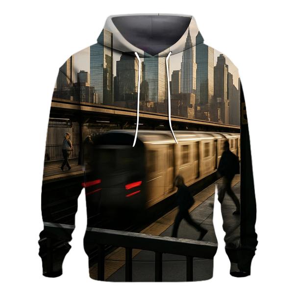 Rush Hour From Elevated Track zip-up hoodies