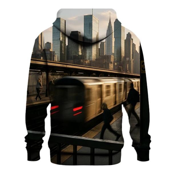 Rush Hour From Elevated Track zip-up hoodies