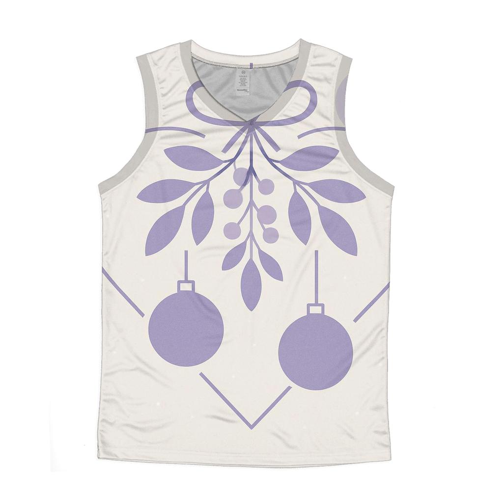 Merry Math Of Mistletoe sports performance tank tops
