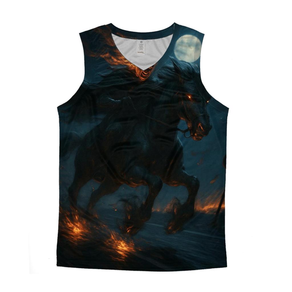 Ashen Rider Of The Void Road designer workout tanks