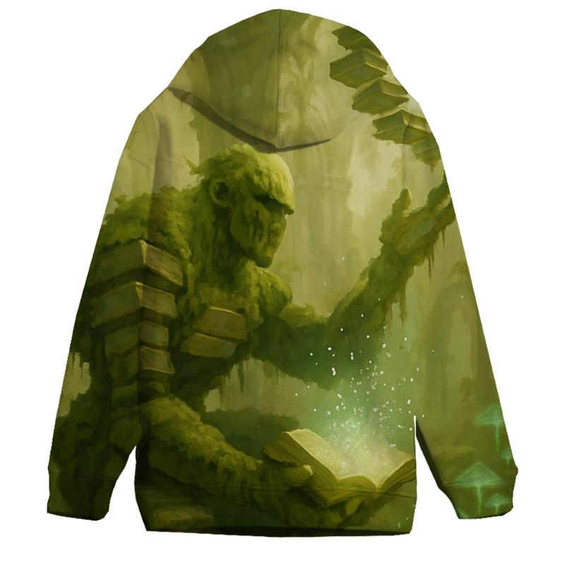 Mossbound Library Golem zip-up hoodies