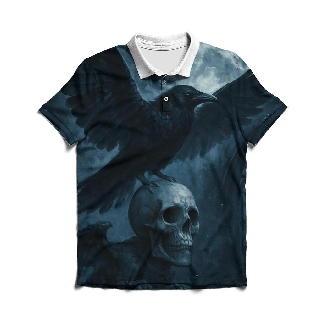 Raven Of The Cindered Moon personalized polo shirts
