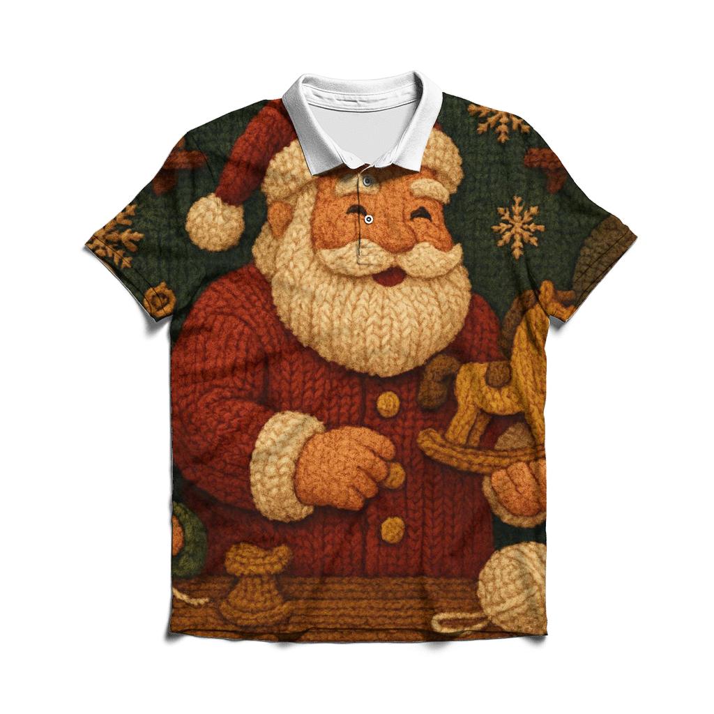 Knitted Workshop Panorama casual sports polo shirts