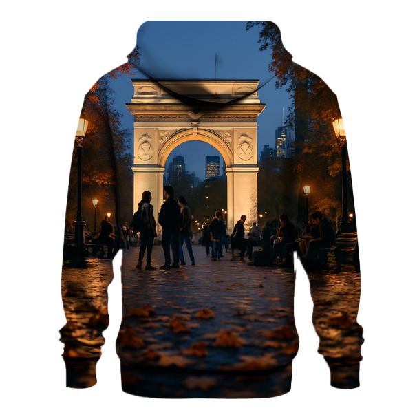 Autumn Twilight From Washington Square hoodie designs