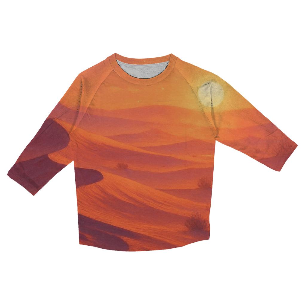 Coral Dune Horizon personalized 3/4 sleeve tees