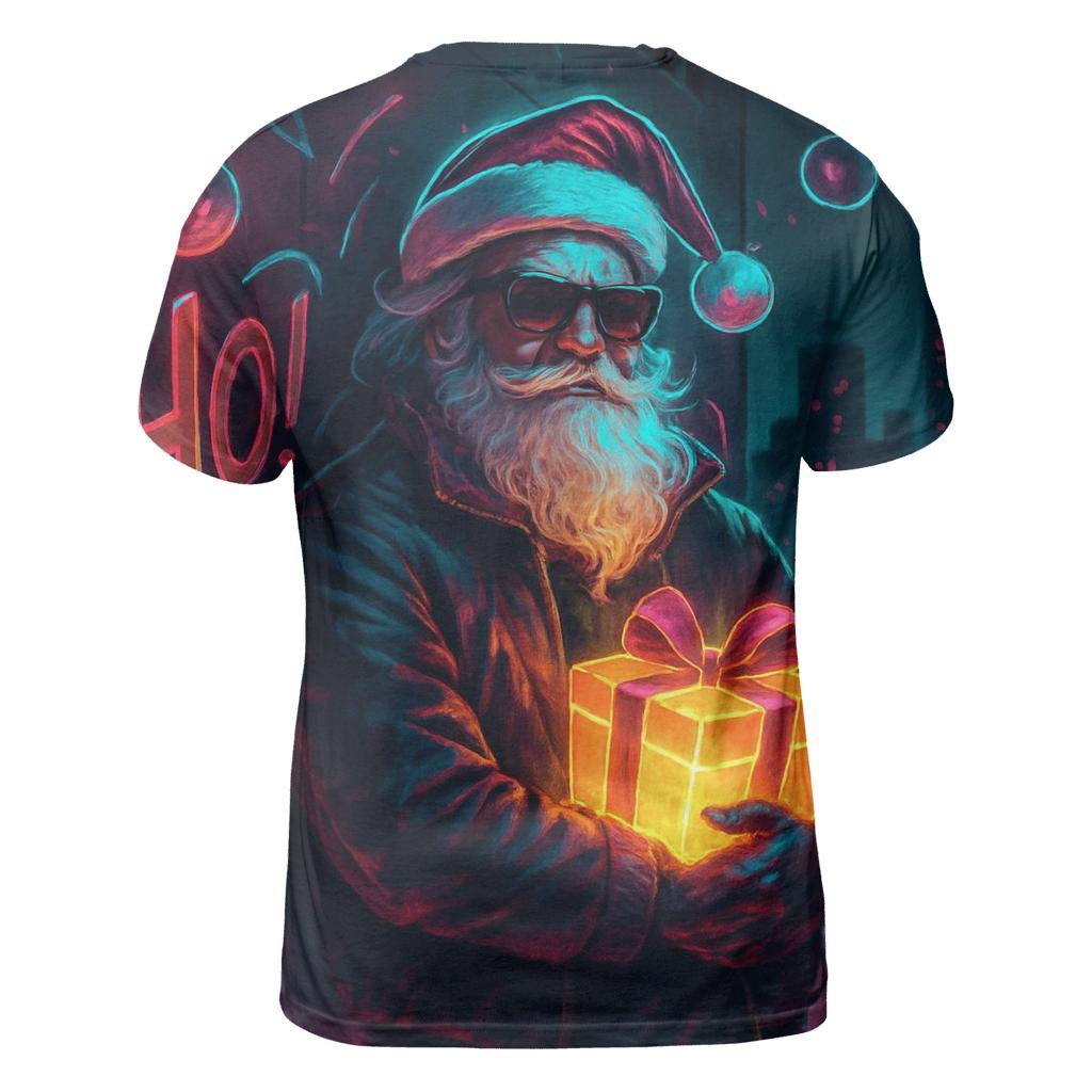 Neon Streetwear Santa personalized full print shirts