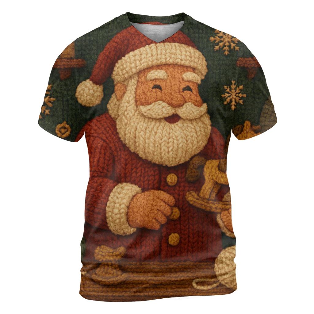 Knitted Workshop Panorama artistic all-over print tops