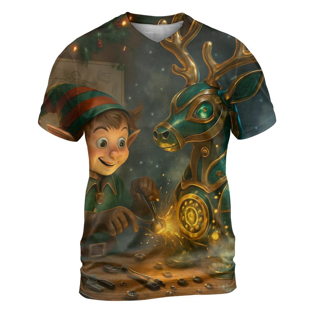 Mistletoe Mechanic Workshop unique graphic print tees