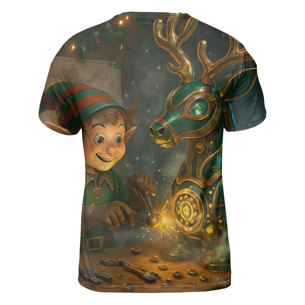 Mistletoe Mechanic Workshop unique graphic print tees