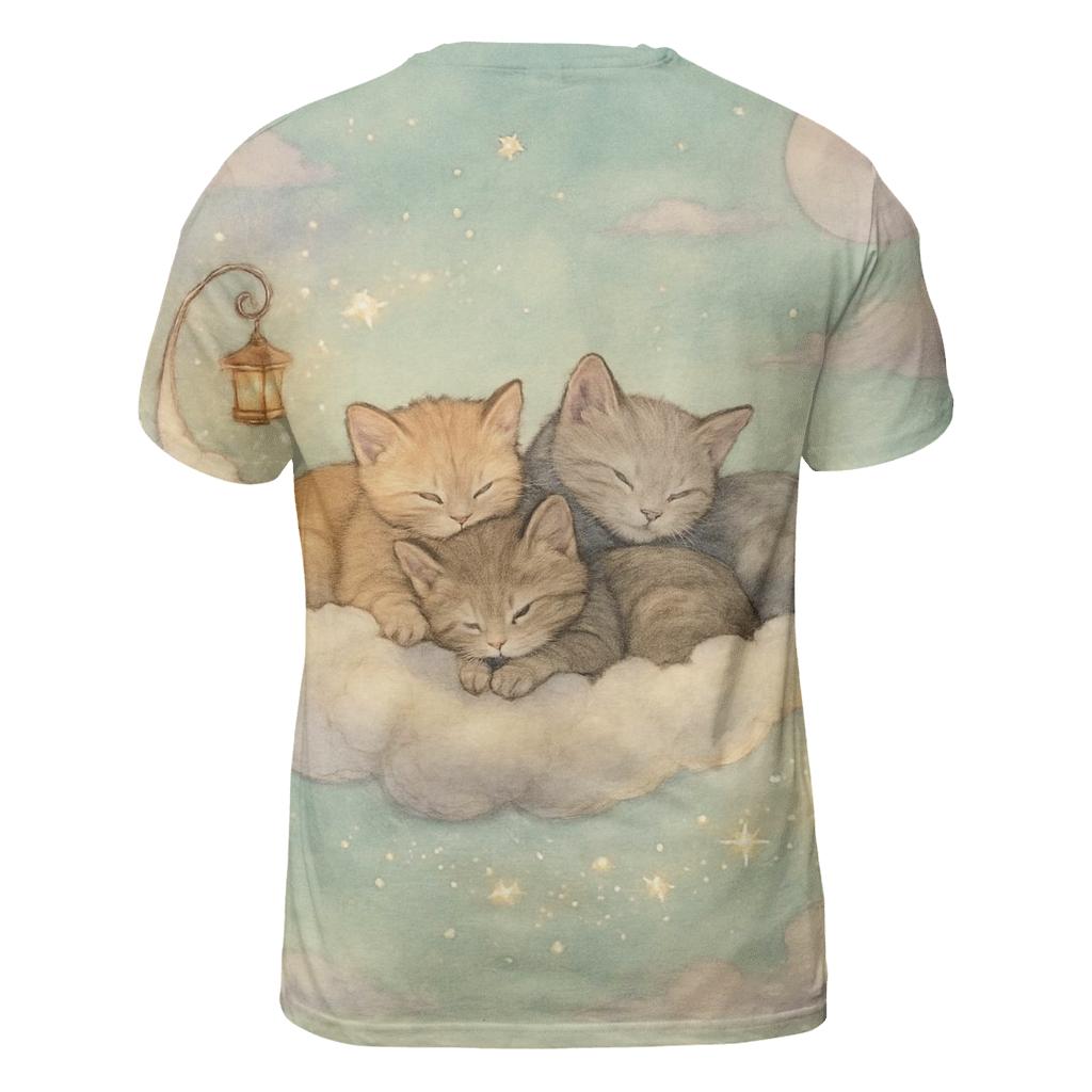 Cloudship Nap Kittens custom all-over print shirts