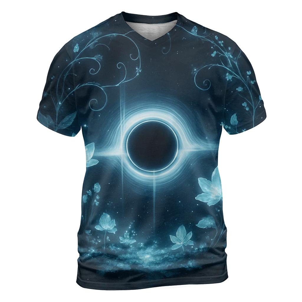 Black Hole Garden trendy printed shirt styles