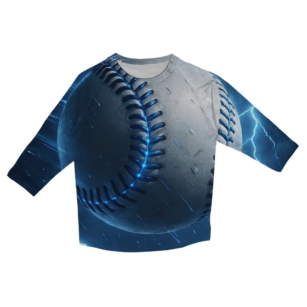 Seamless Storm Strike trendy 3/4 sleeve tops