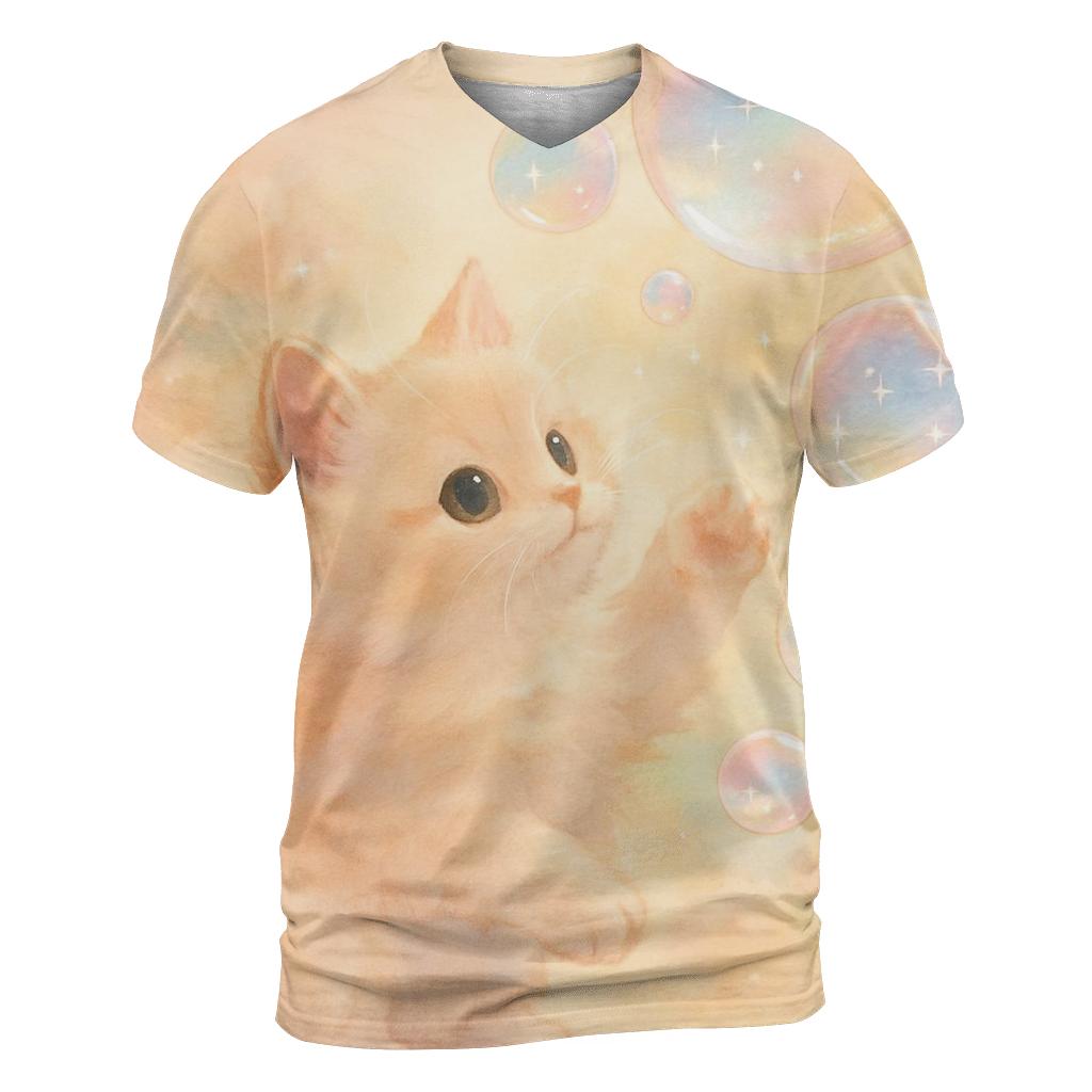 Bubble Dreamer Kitten personalized full print shirts