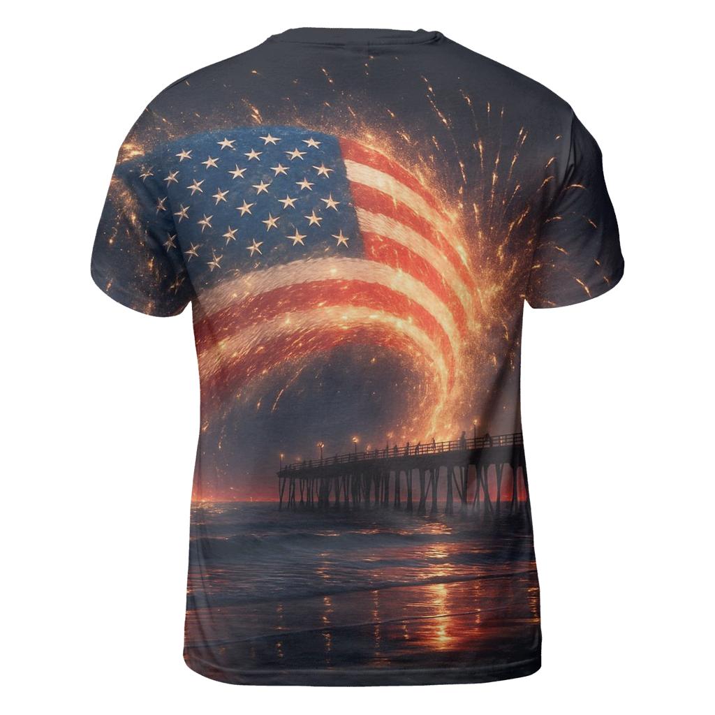 Firework Tidal Standard statement graphic shirts