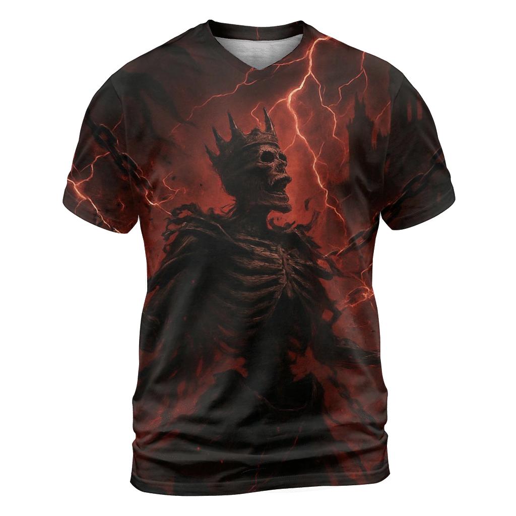 Nocturne Of The Chainbound King vibrant all-over design tees