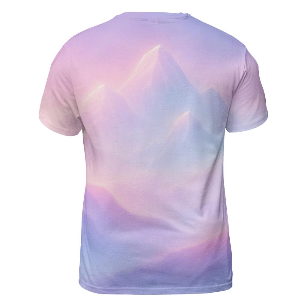 Pastel Vapor Peaks trendy printed shirt styles