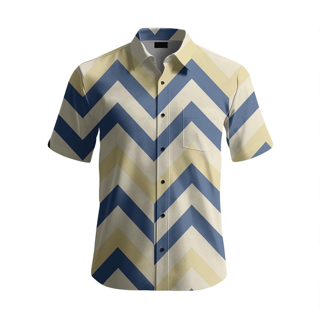 Gravity Wave Chevron stylish threadwork shirts