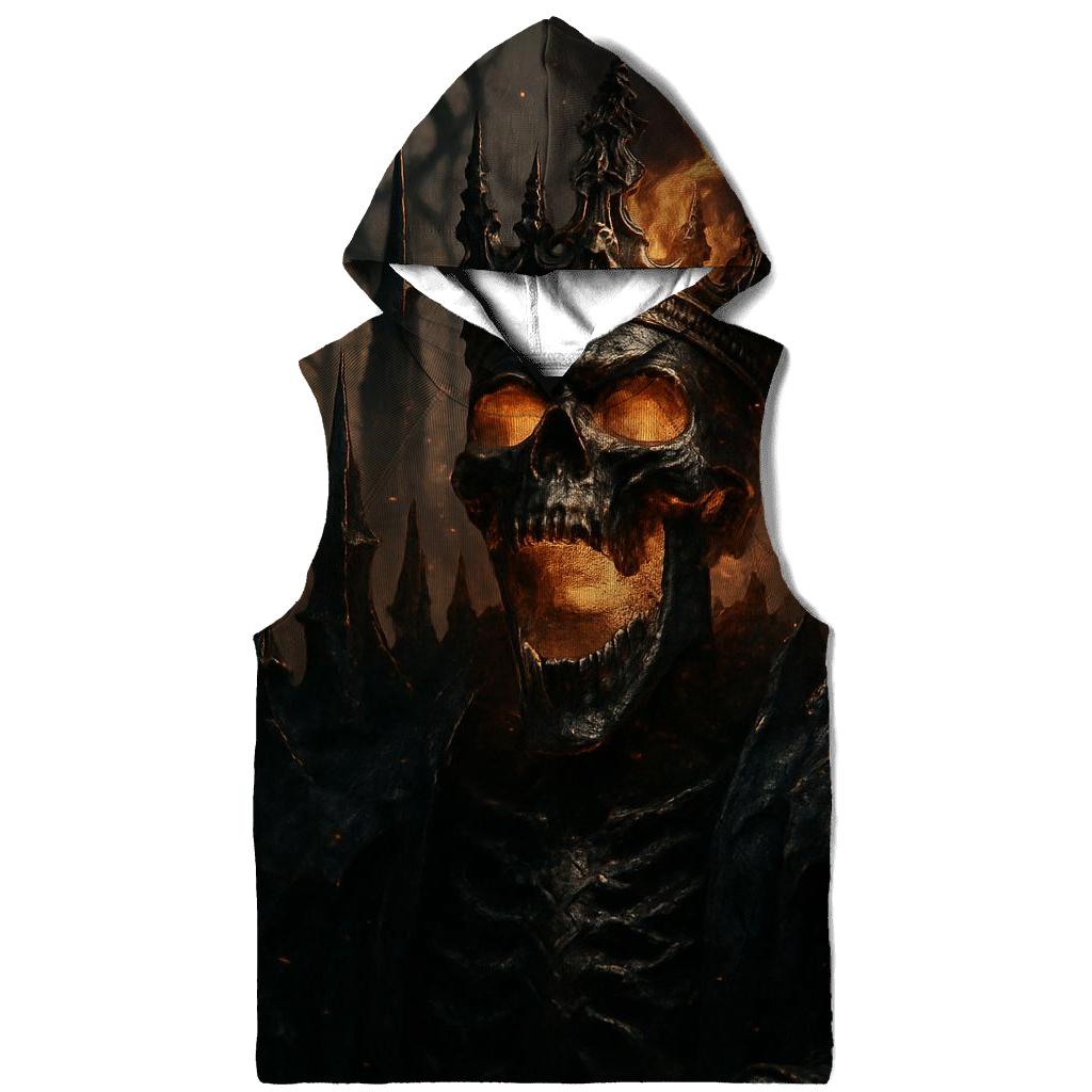 Obsidian Skull Sovereign zip-up hoodies