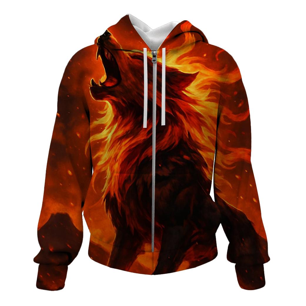 Solar Ember Alpha graphic hoodies