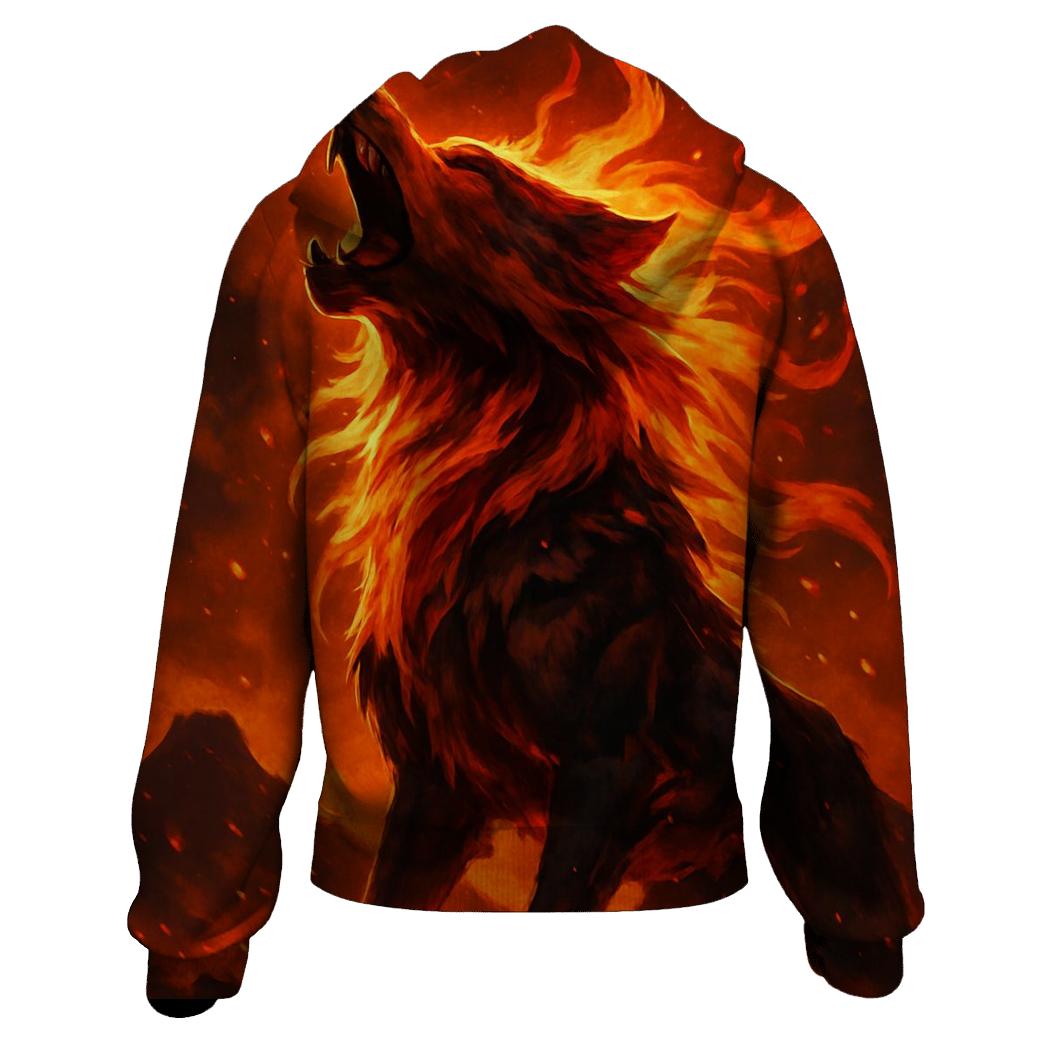 Solar Ember Alpha graphic hoodies