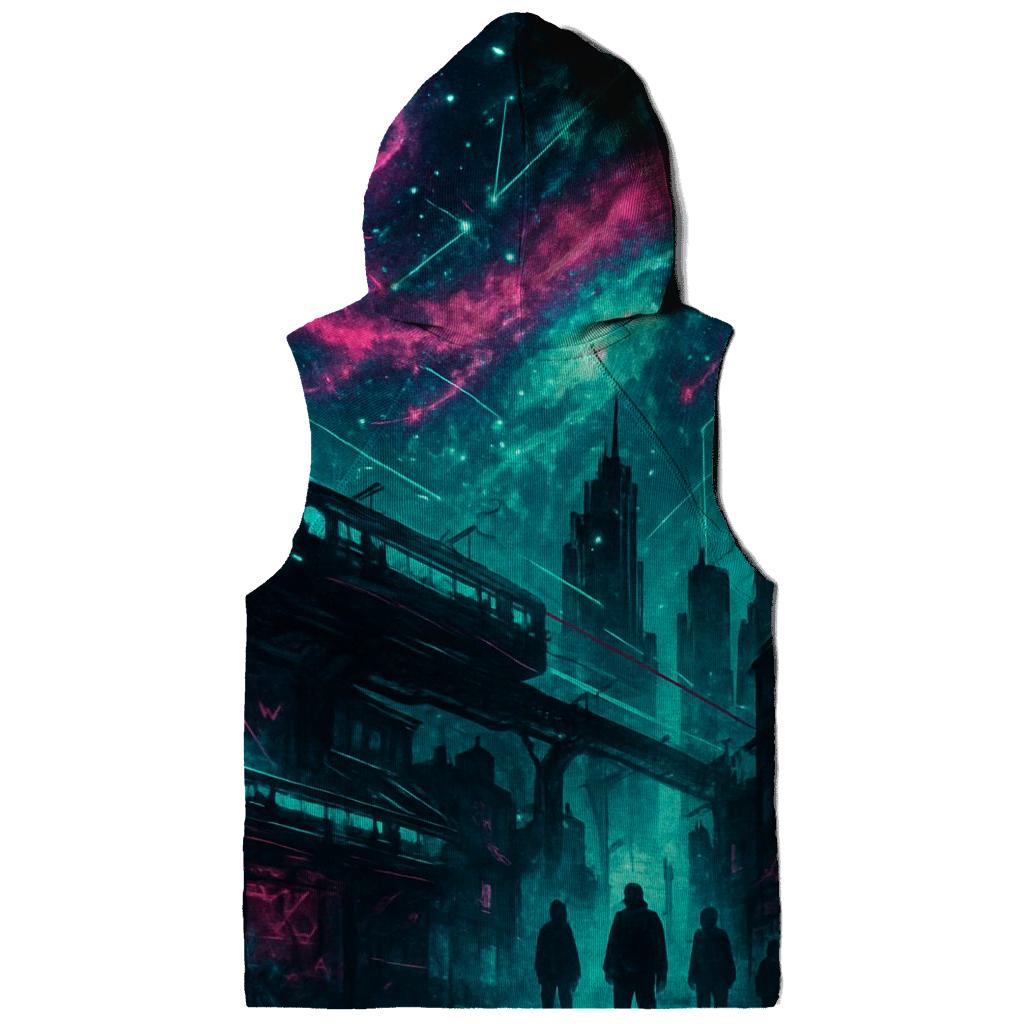 Starlight Graffiti Skyline pullover hoodies