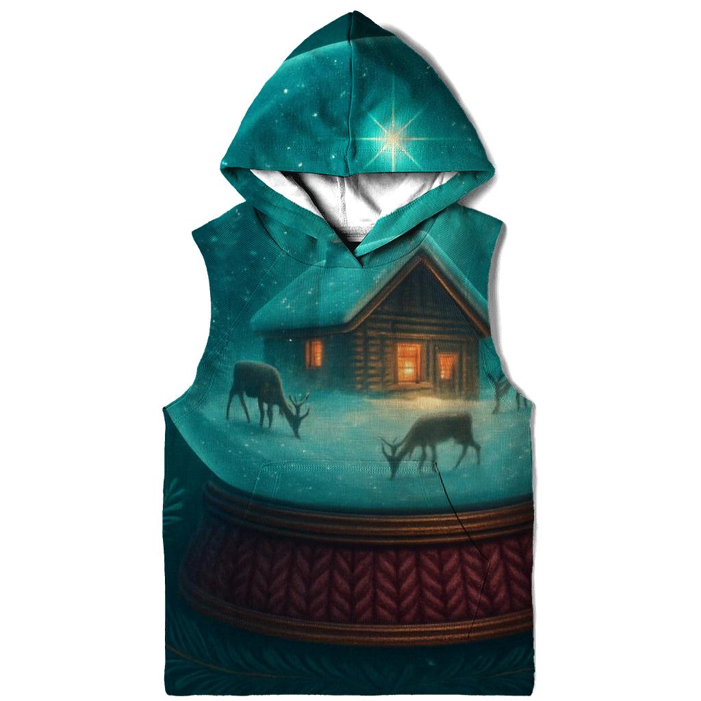 Snowglobe Stargazer Cabin pullover hoodies