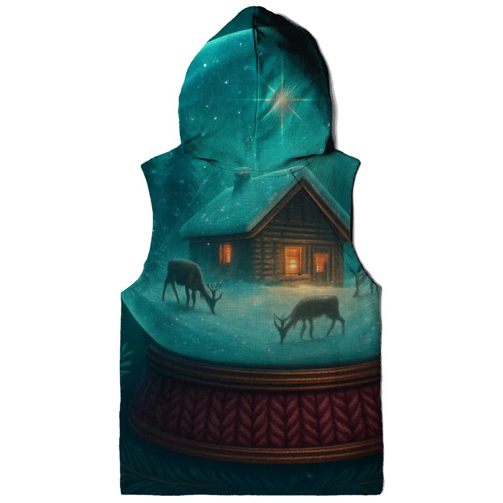Snowglobe Stargazer Cabin pullover hoodies