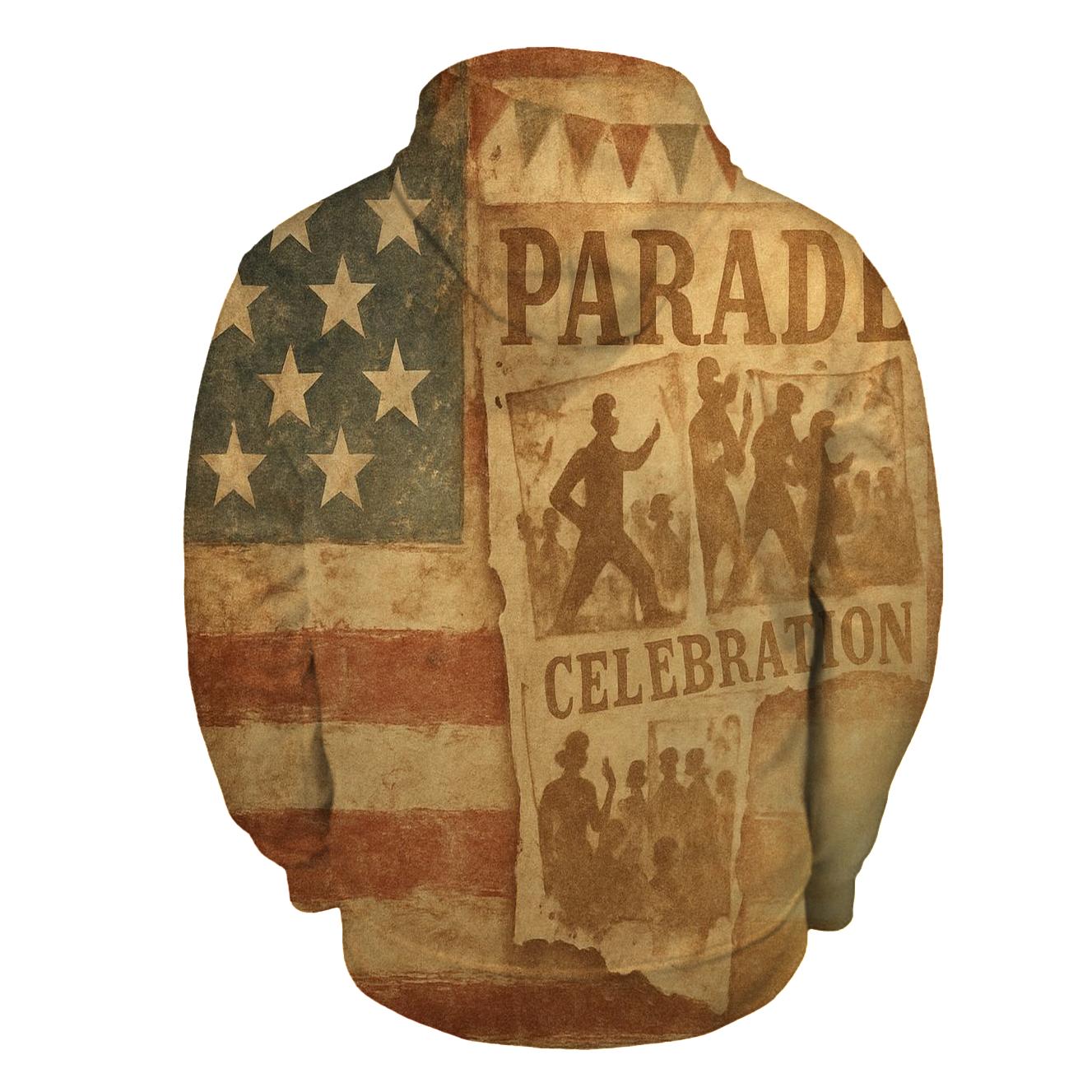 Vintage Parade Collage custom hoodies