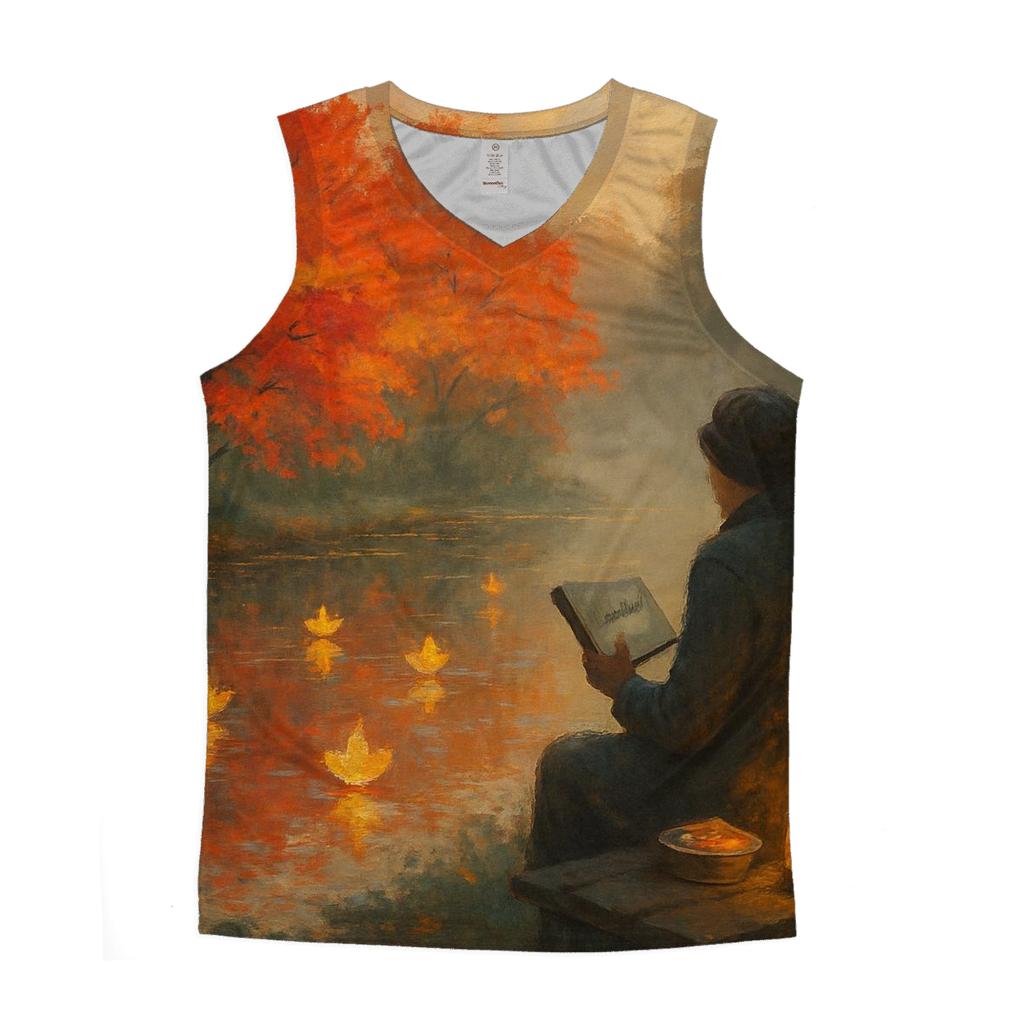 Maple Lantern Reflection stylish racerback tanks
