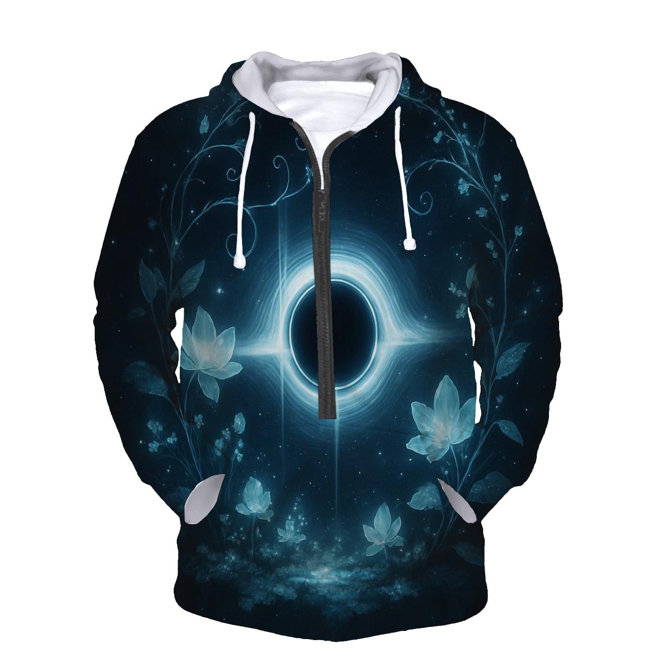 Black Hole Garden zip-up hoodies