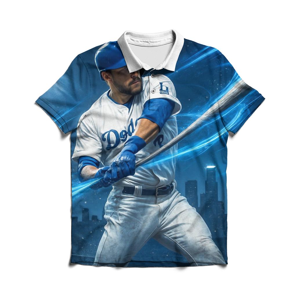 Blue Flame Swing stylish collar polo tees