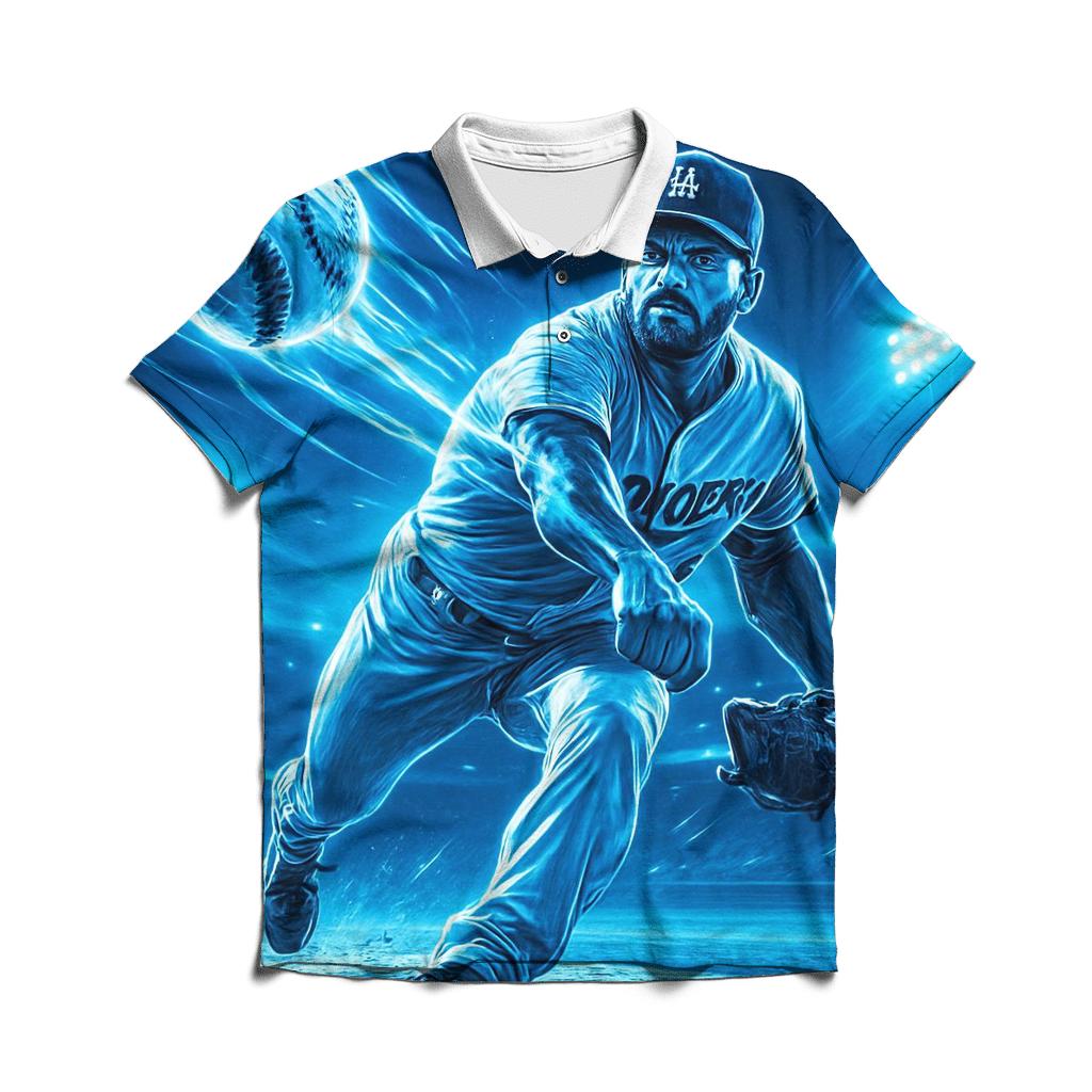 Midnight Pitch Drive personalized polo shirts