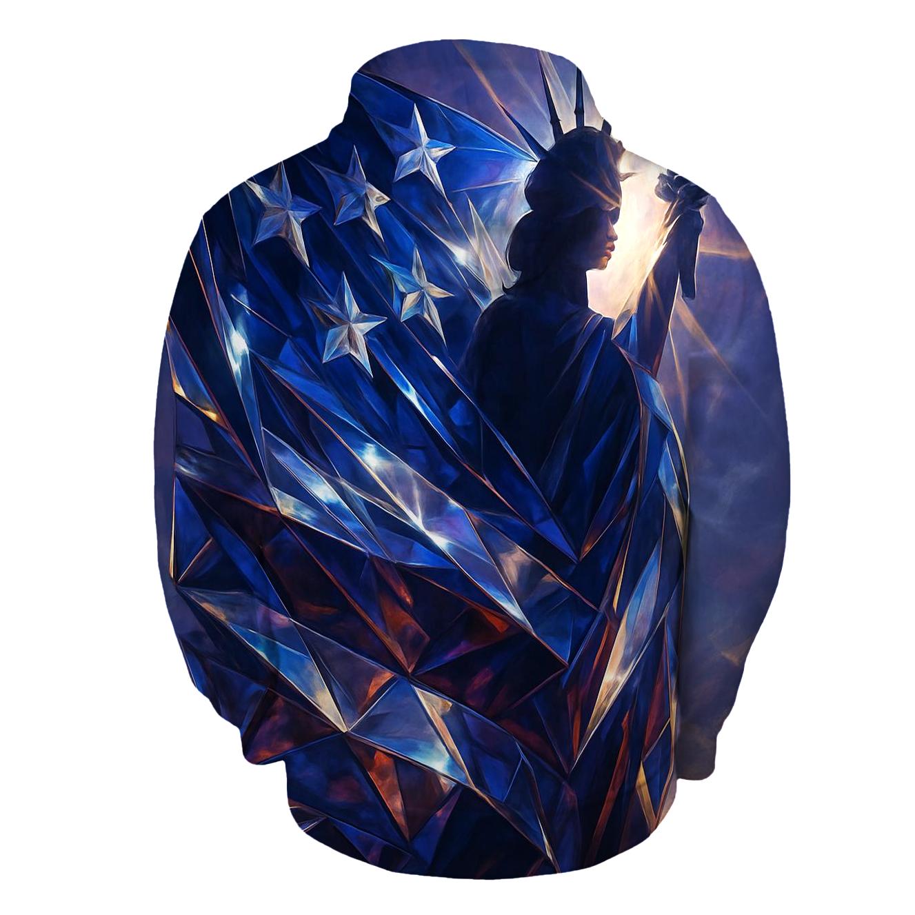 Liberty Prism embroidered hoodies