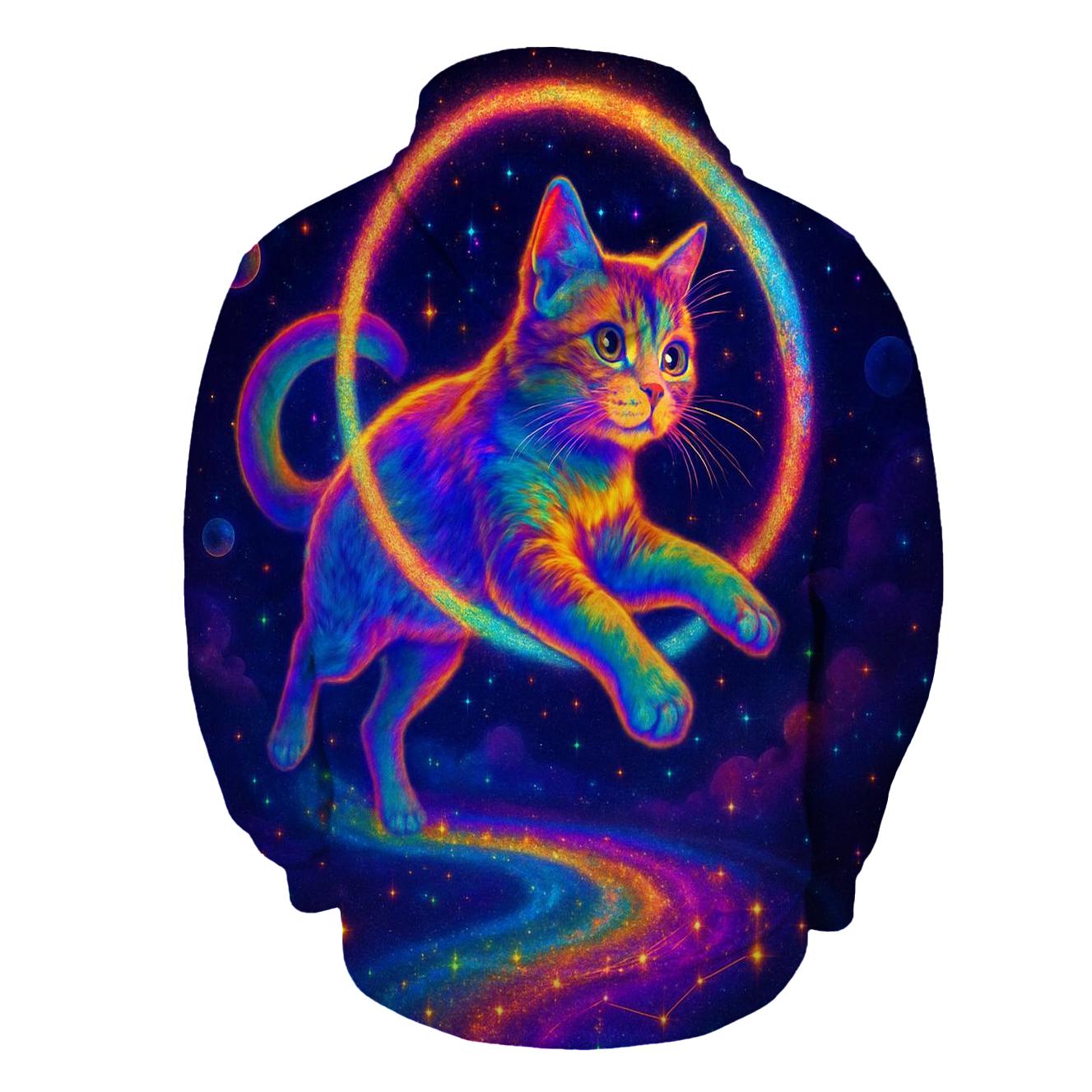 Stardust Acrobat Cat designer hoodies