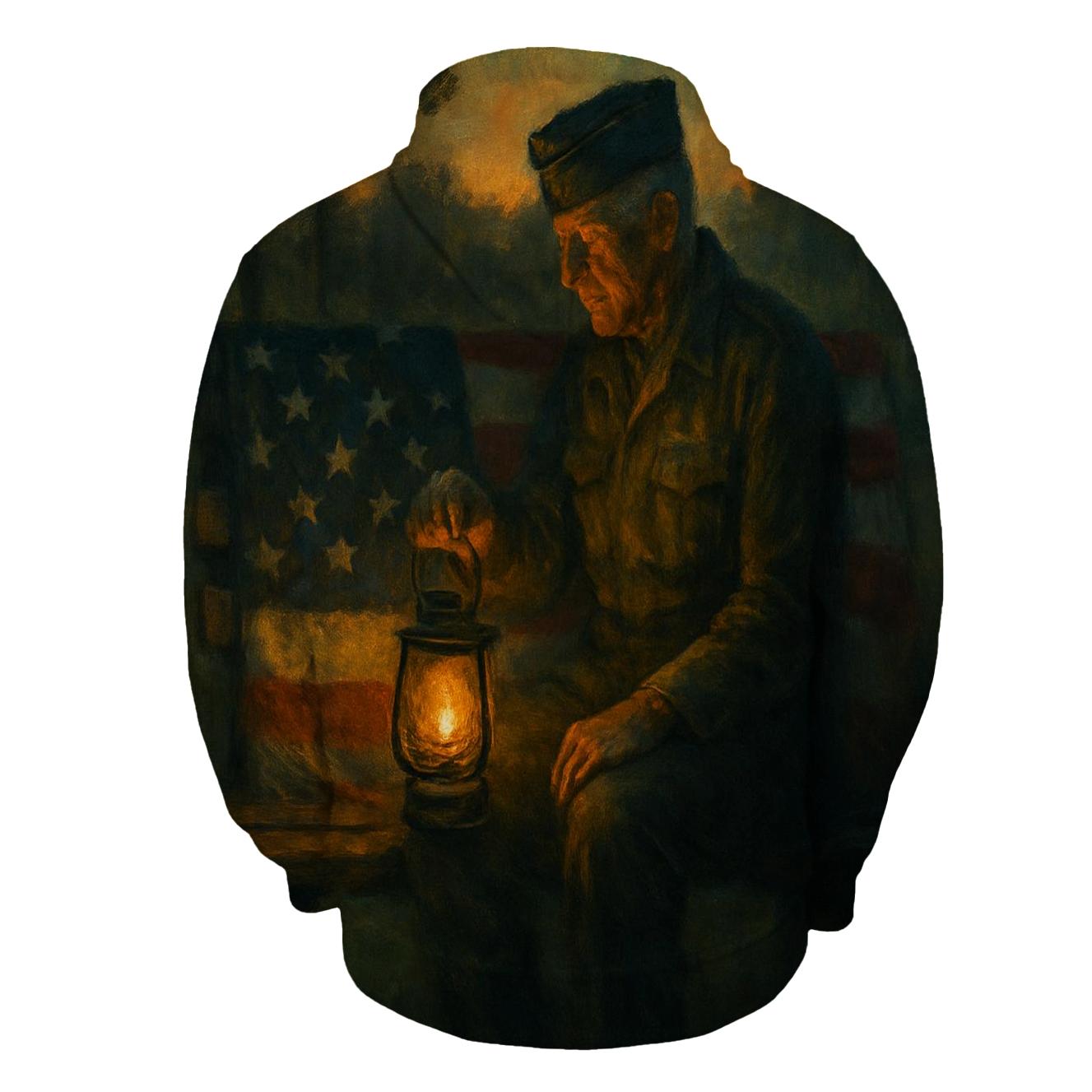 Quiet Watch Lantern graphic hoodies