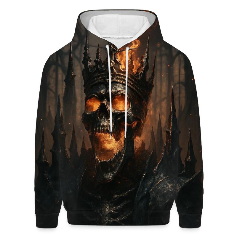 Obsidian Skull Sovereign printed hoodies