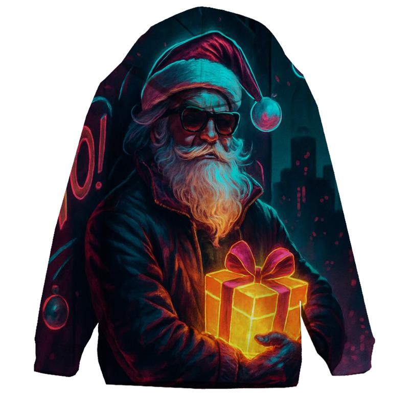 Neon Streetwear Santa hoodie styles