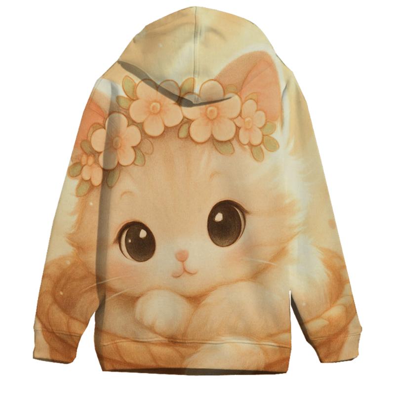 Floral Crown Nap heavyweight hoodies