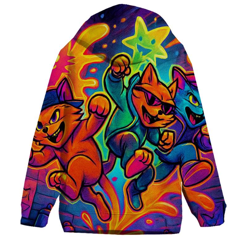 Graffiti Alley Gang Cats custom hoodies