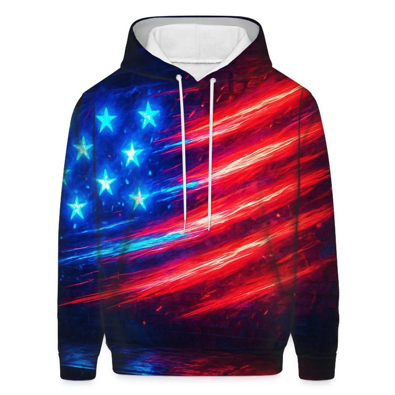 Neon Freedom Surge hoodie trends