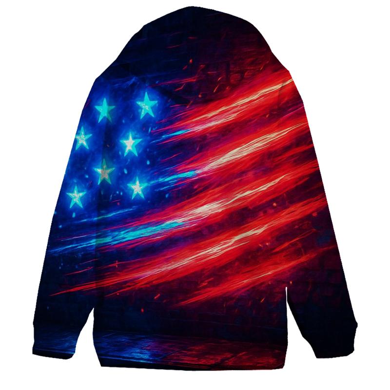 Neon Freedom Surge hoodie trends