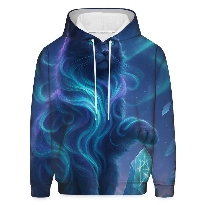 Aurora Guardian Cat premium hoodies