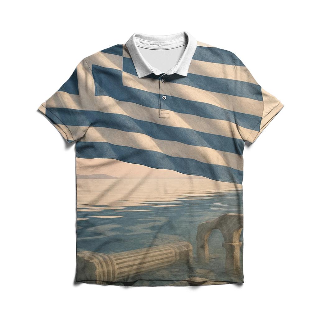 Aegean Marble custom polo shirts